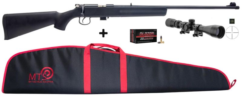 Carabine NORINCO NR15 Synthétique cal.22Lr "Pack CCI Blazer - lunette MTS 3-9x40 - Fourreau"