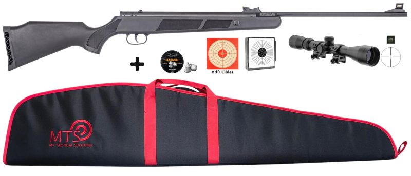 Carabine à plombs UX R-FORCE ONE cal.4,5mm "Pack MTS 3-9x40"