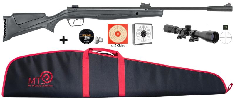 Carabine à plombs UX R-FORCE TARGET Synthétique Gas Piston cal.4,5mm "Pack MTS 3-9x40"