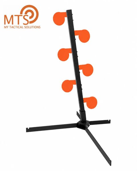 Cible de tir MTS Arbre de duel a posé 6 Gongs HARDOX 500 (AR500) - 6mm