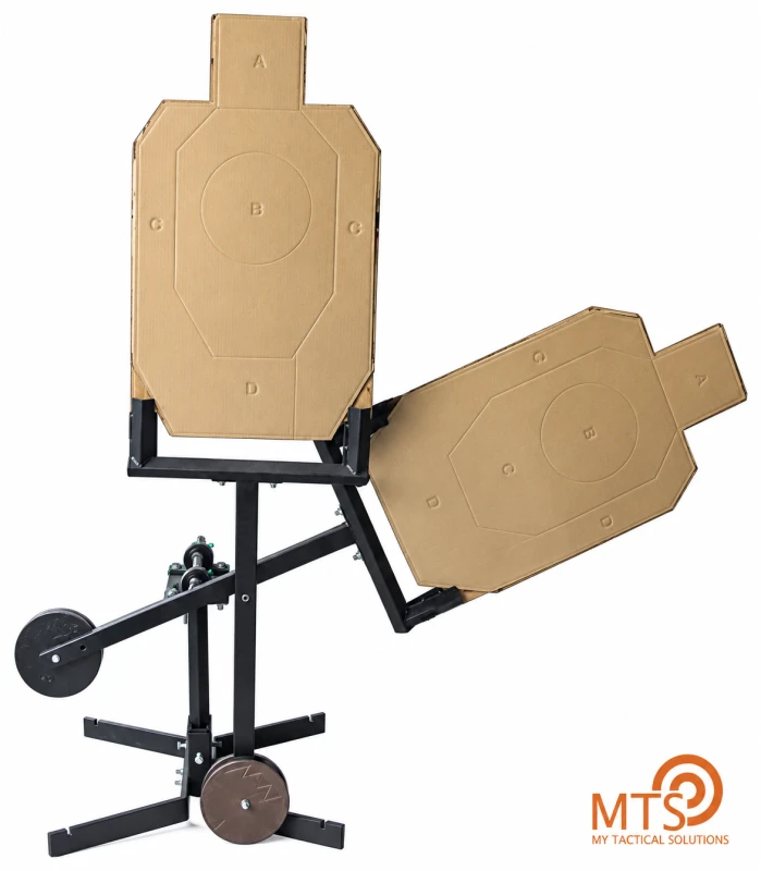 Support métallique MTS pour cibles de tir oscillantes IDPA / IPSC