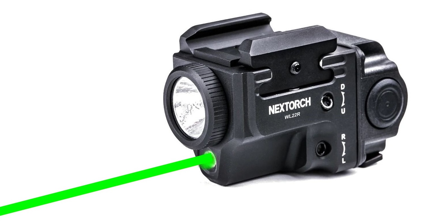 Lampe Laser Rouge Et Led 500 Lumens Strobo Rail Picatinny Indicateur