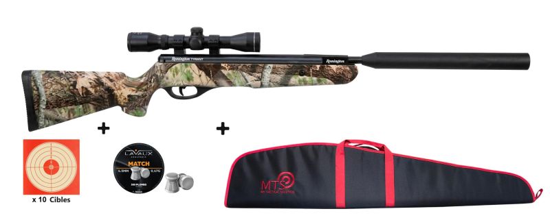 Carabine REMINGTON TYRANT Synthétique Camo Combo cal.4,5mm "Pack Loisir"