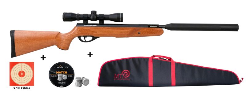 Carabine REMINGTON TYRANT Bois Combo cal.4,5mm "Pack Loisir"