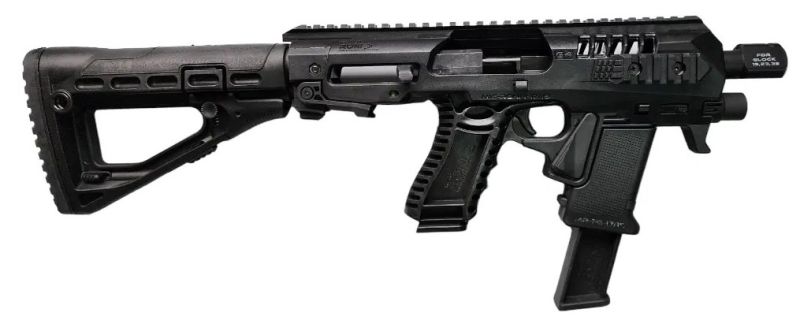 Crosse Micro Gén.4X Noir RONI CAA SBS pour Glock 17/19/19X/22/23/31/33 Gén.3-4-5