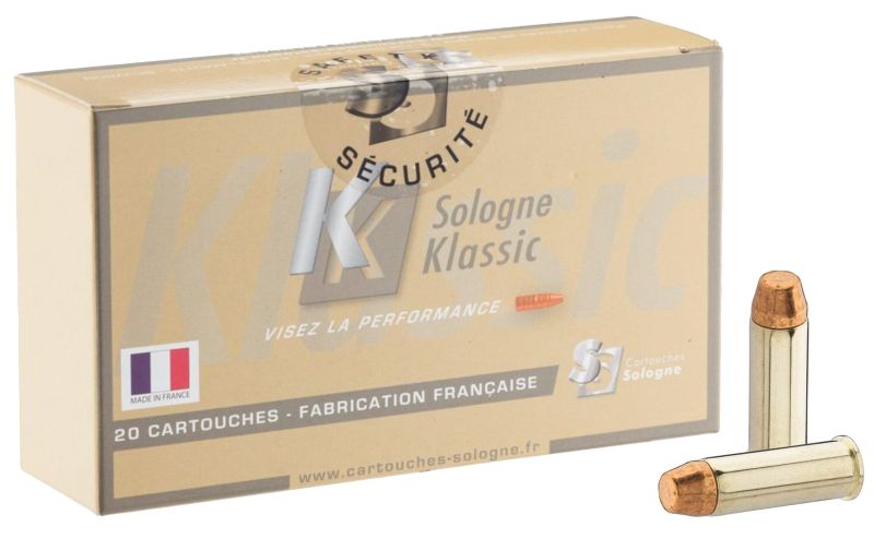 SOLOGNE WESTERN cal.44 Rem Mag RN 240 grains - 15.6 grammes /20