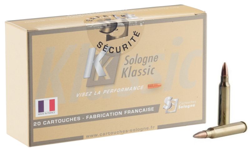 SOLOGNE Klassic Subsonic cal.223 Rem HP 45 grains - 2.9 grammes /20