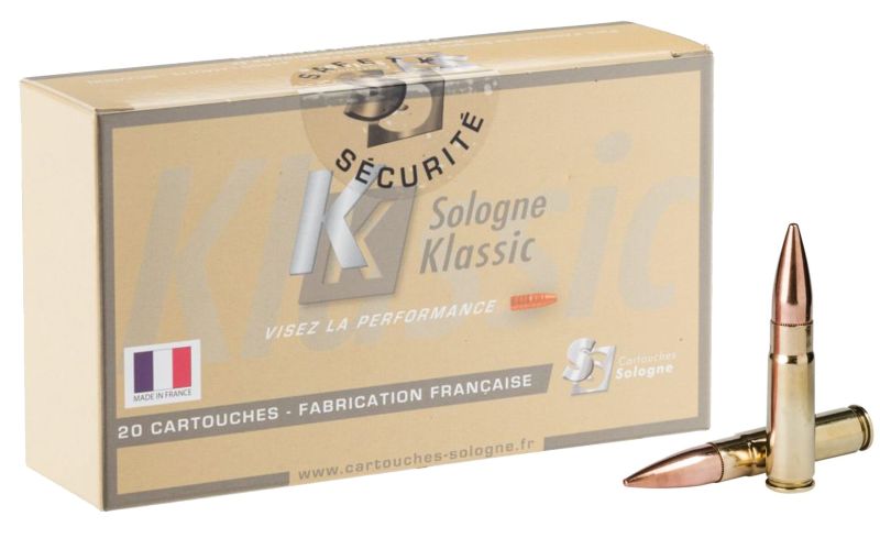 SOLOGNE Klassic Subsonic cal.300 AAC HPBT 220 grains -14.3 grammes /20