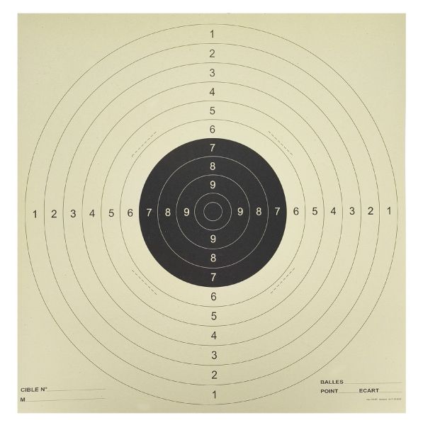 Cibles carton C50 51x52 cm (paquet de 100)