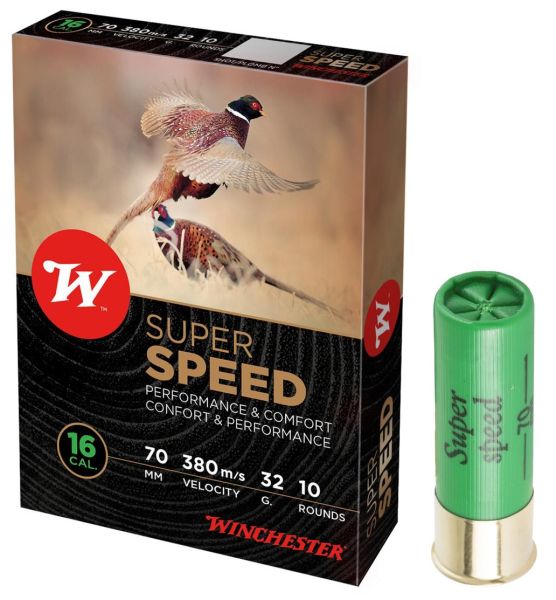 Cartouches WINCHESTER Super Speed cal.16/70 32gr - n°4 (boite de 10)