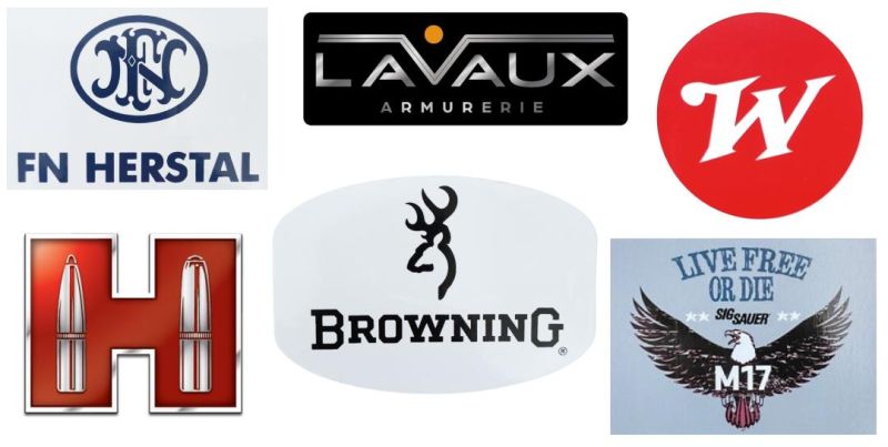 Pack 6 autocollants tir sportif pour mallette et accessoires