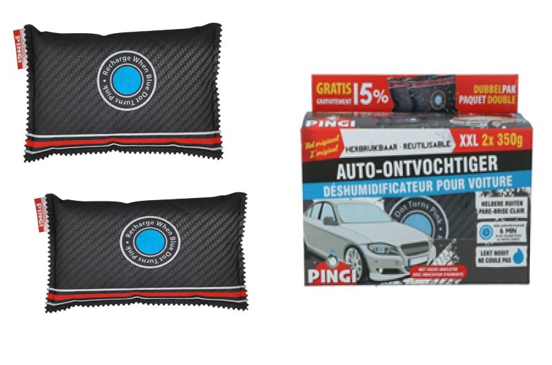 Déshumidificateur PINGI XL 350g pour coffres (lot de 2)