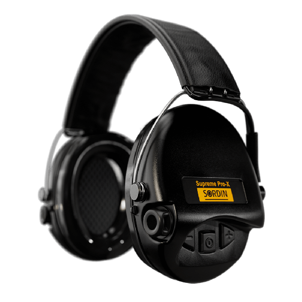 Casque électronique SORDIN Supreme Pro X Cuir Noir