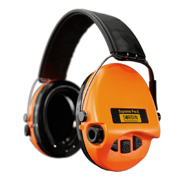 Casque électronique SORDIN Supreme Pro X Cuir Orange