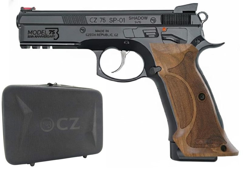 Pistolet CZ 75 SP01 Shadow Luxe "Model 75 - 50th Anniversary" calibre 9x19