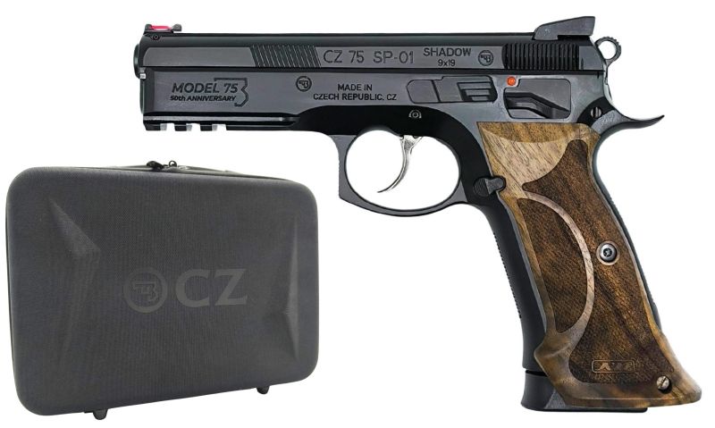 Pistolet CZ 75 SP01 Shadow Luxe "Model 75 - 50th Anniversary" calibre 9x19