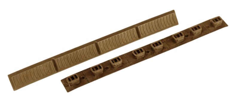 Cache rail M-LOK TIKKA Terre foncée pour TIKKA T3X ACE (Lot de 4)