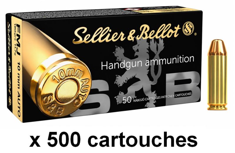 SELLIER & BELLOT cal.10mm Auto FMJ /500