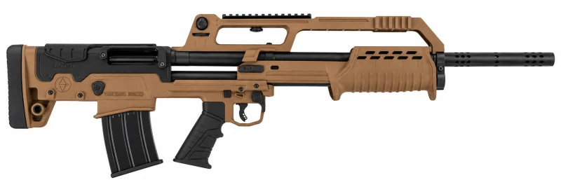 Fusil à pompe HATSAN BULL TAC MAG BURNT BRONZE cal.12/76
