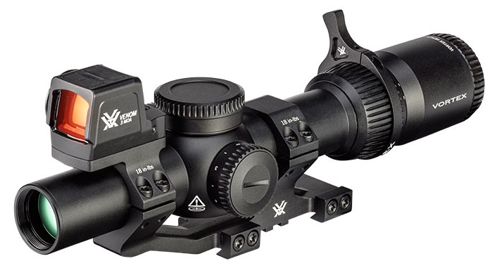 Lunette de tir VORTEX VENOM 1-6x24 SFP ret.AR-BDC3 Moa (2nd plan focal ...