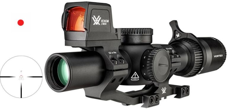 Lunette de tir VORTEX VENOM 1-6x24 SFP ret.AR-BDC3 Moa (2nd plan focal) - Point rouge Fermé VORTEX VENOM 3Moa 