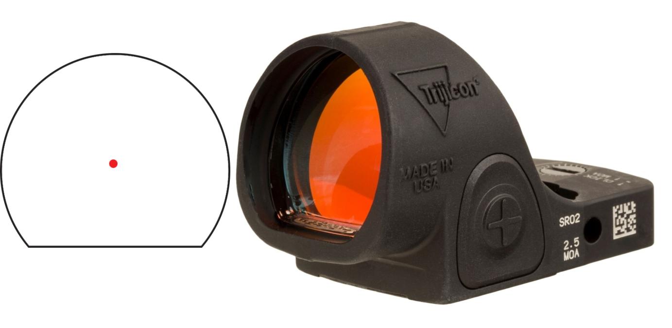 Point rouge Trijicon SRO® Red Dot Sight 2.5Moa - Optiques sur armurerie ...