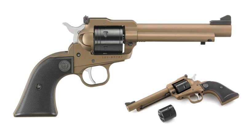 Revolver RUGER SUPER WRANGLER Cerakote Bronze 5.5" calibre 22 Lr / 22 Magnum