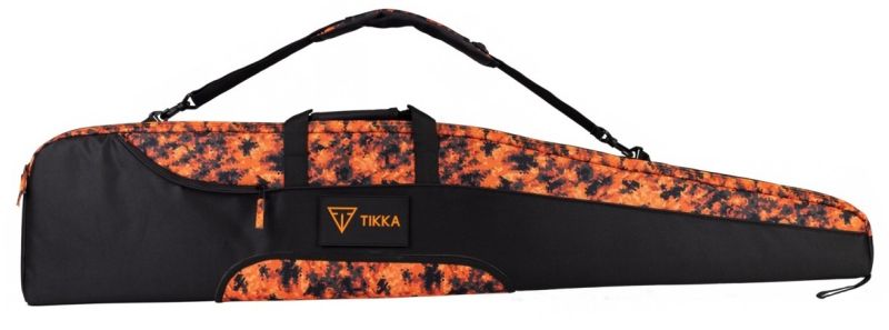 Housse fourreau TIKKA Noir/Orange Digital Camo pour carabine (130cm)