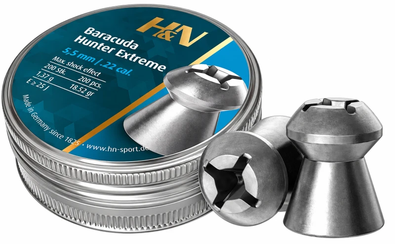 Plombs cal.5,5mm H&N Baracuda Hunter Extreme (1.21 gr) /200