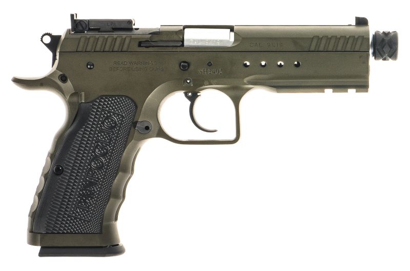 Pistolet TANFOGLIO TACTICAL PRO Optic Ready OD GREEN calibre 9x19