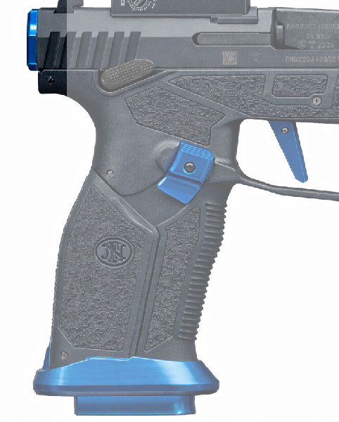 Plaque arrière de glissière FN HERSTAL HIPER Bleu