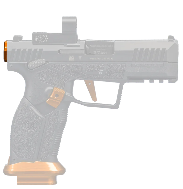 Plaque arrière de glissière FN HERSTAL HIPER Cuivre