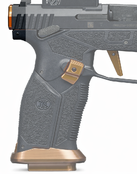 Plaque arrière de glissière FN HERSTAL HIPER Cuivre