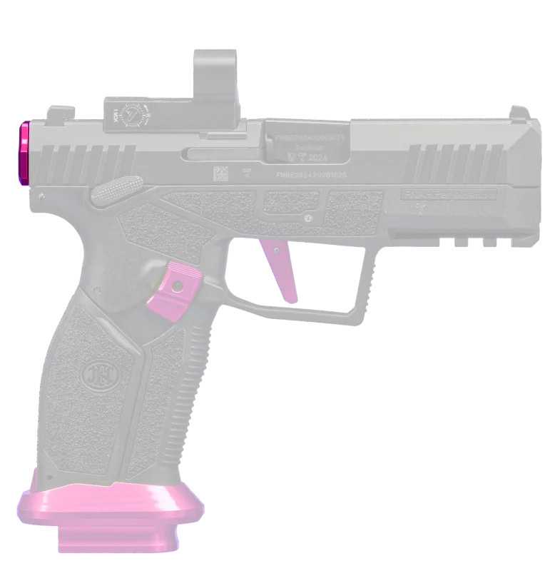 Plaque arrière de glissière FN HERSTAL HIPER Rose