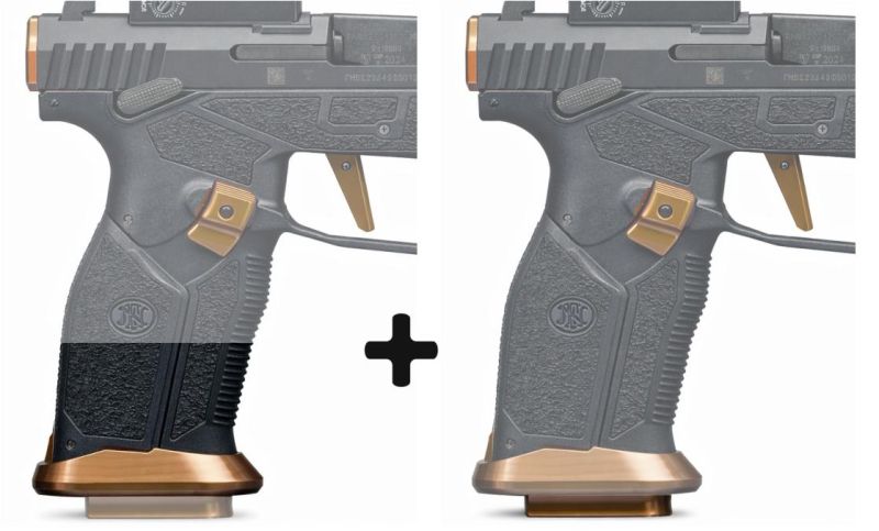 Kit puit de chargeur et extension de chargeur 2 coups FN HERSTAL HIPER Cuivre