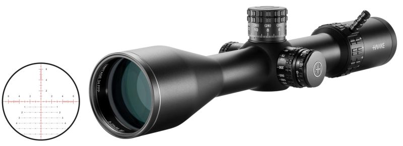 Lunette de tir HAWKE Vantage HD 34 FFP 5-25x56 rét. Mil Pro II