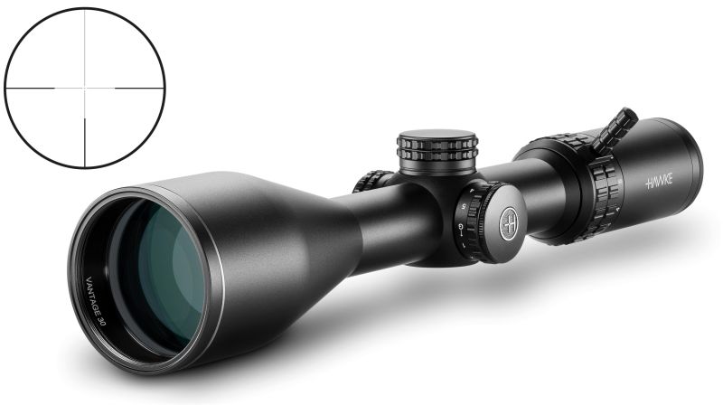 Lunette HAWKE VANTAGE HD 30 WA IR 3-12x56 ret.L4A Dot (4x) Lumineux