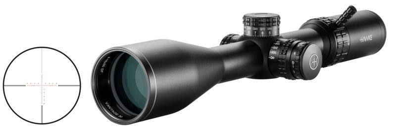 Lunette HAWKE VANTAGE HD 30 WA SF IR 4-16x50 ret.Mil Pro (10x) Lumineux