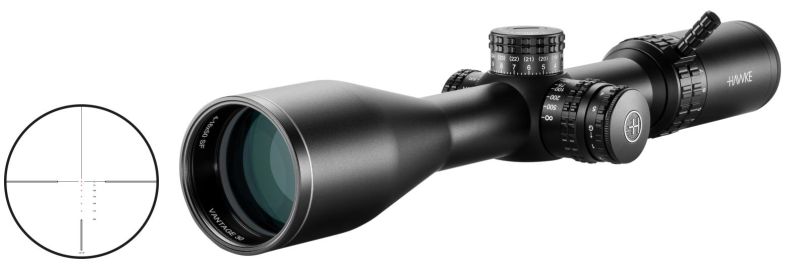 Lunette HAWKE VANTAGE HD 30 WA SF IR 4-16x50 ret.Rimfire .22 LR (16x) Lumineux