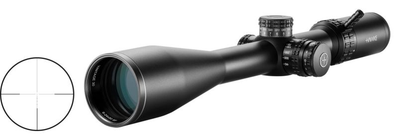 Lunette HAWKE VANTAGE HD 30 WA SF IR 6-24x50 ret.LR2 Dot (20x) Lumineux