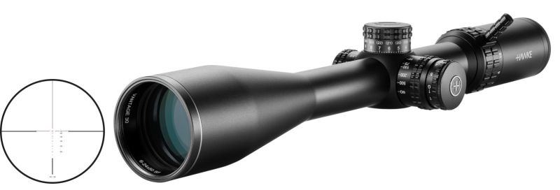Lunette HAWKE VANTAGE HD 30 WA SF IR 6-24x50 ret.223/308 Marksman (20x) Lumineux