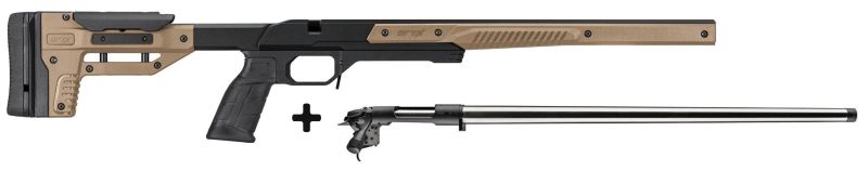 Pack "Chassis MDT ORYX FDE pour carabines BERGARA - Action BERGARA B14 Varmint 26" Cal.308 Win"
