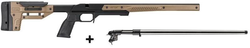 Pack "Chassis MDT ORYX FDE pour carabines BERGARA - Action BERGARA B14 Varmint 26" Cal.308 Win"
