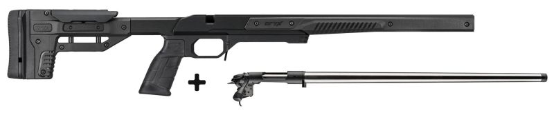 Pack "Chassis MDT ORYX Noir pour carabines BERGARA - Action BERGARA B14 Varmint 26" Cal.308 Win"