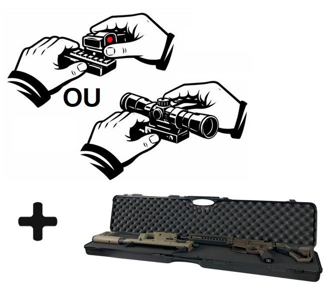 Service montage d’optique (point rouge ou lunette) pour arme longue