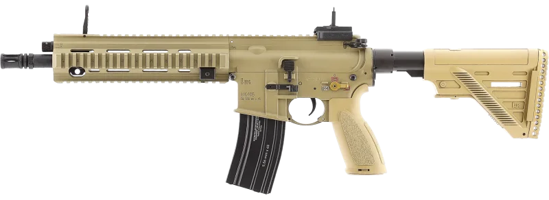 Réplique électrique pistolet mitrailleur HK 416 A5 EYETRACE Green Brown Full Auto cal.6mm BB's