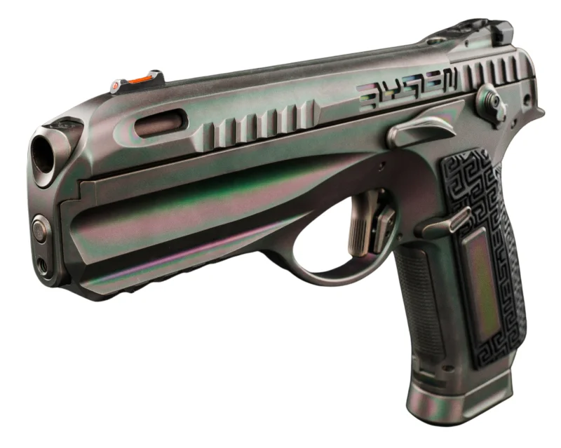 Pistolet CREAPEIRON Elysien First Inox Green calibre 9x19