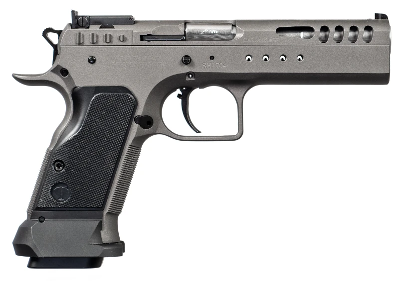 Pistolet TANFOGLIO LIMITED CUSTOM Optic Ready Tungsten calibre 9x19