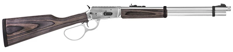 Carabine à levier sous-garde MORISSON  Lamellé Nickelé cal.44 Rem