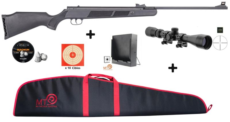 Carabine à plombs UX R-FORCE ONE cal.4,5mm "Pack MTS 3-9x40"